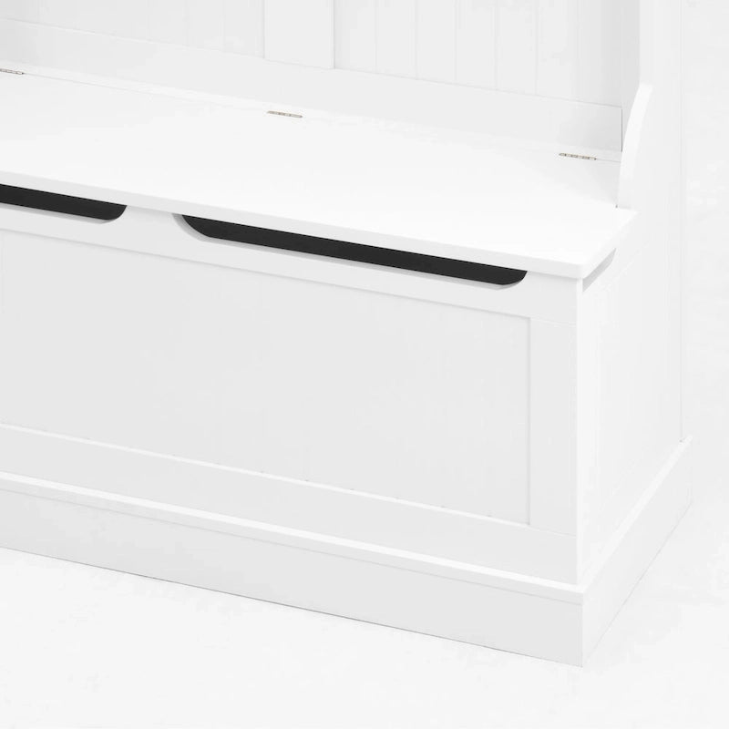 Banc d'entrée avec porte-manteau et rangement à chaussures