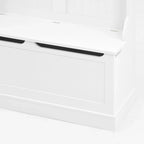 Banc d'entrée avec porte-manteau et rangement à chaussures