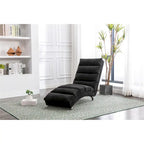 Chaise longue d'intérieur avec dossier inclinable