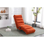 Chaise longue d'intérieur avec dossier inclinable