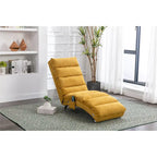 Chaise longue d'intérieur avec dossier inclinable