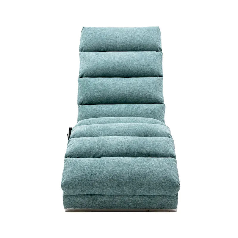 Chaise longue d'intérieur avec dossier inclinable