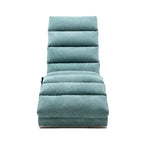 Chaise longue d'intérieur avec dossier inclinable