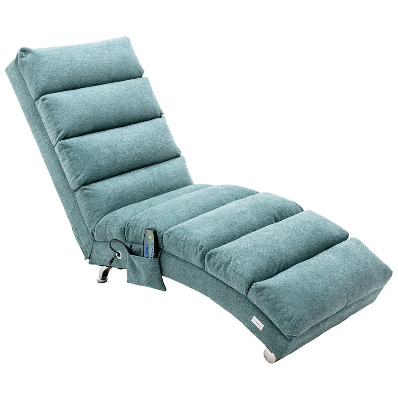 Chaise longue d'intérieur avec dossier inclinable