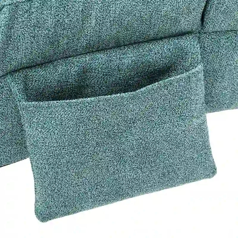 Chaise longue d'intérieur avec dossier inclinable