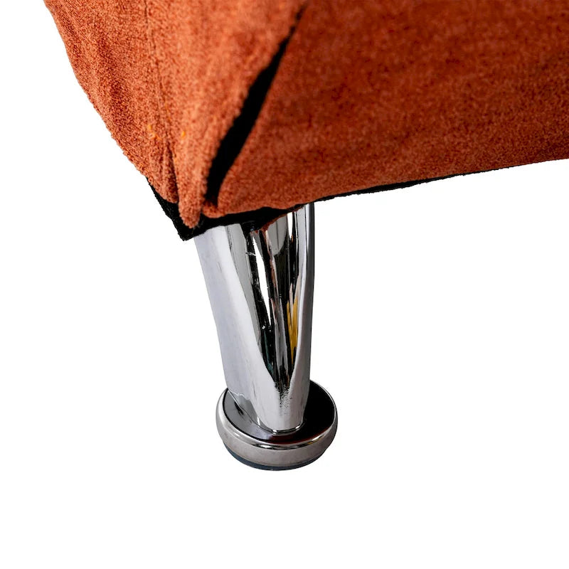 Chaise longue d'intérieur avec dossier inclinable