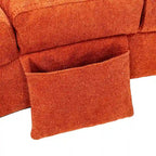Chaise longue d'intérieur avec dossier inclinable