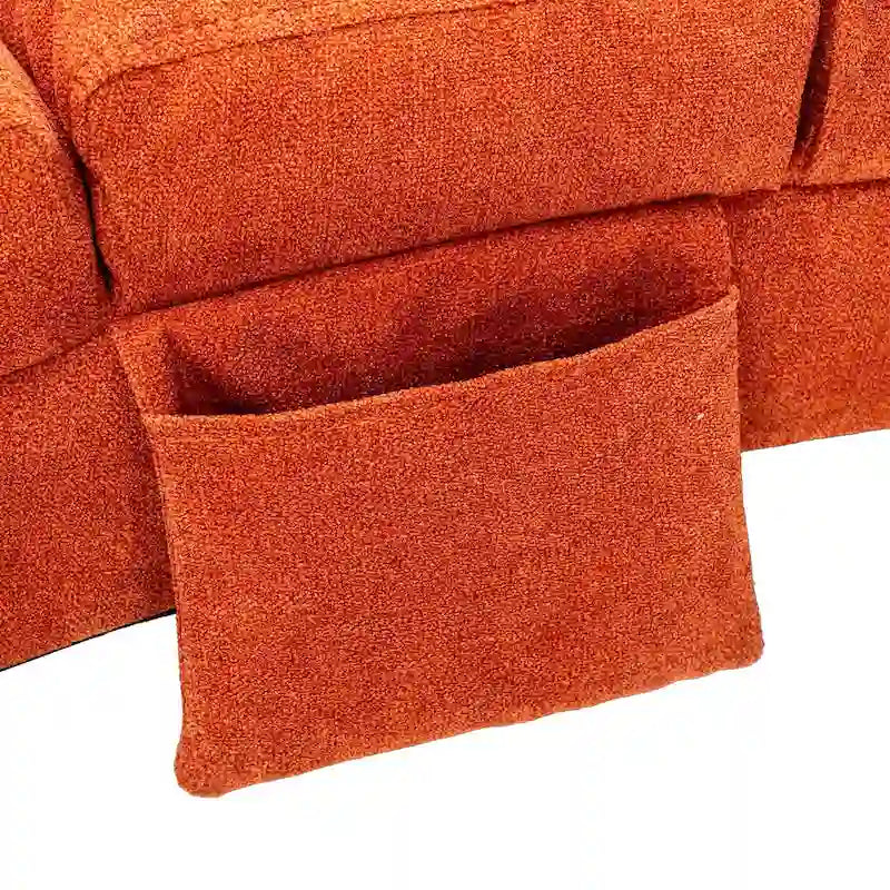 Chaise longue d'intérieur avec dossier inclinable