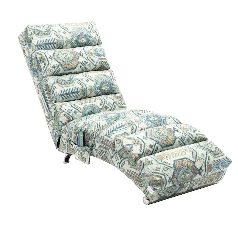 Chaise longue d'intérieur avec dossier inclinable