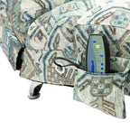 Chaise longue d'intérieur avec dossier inclinable