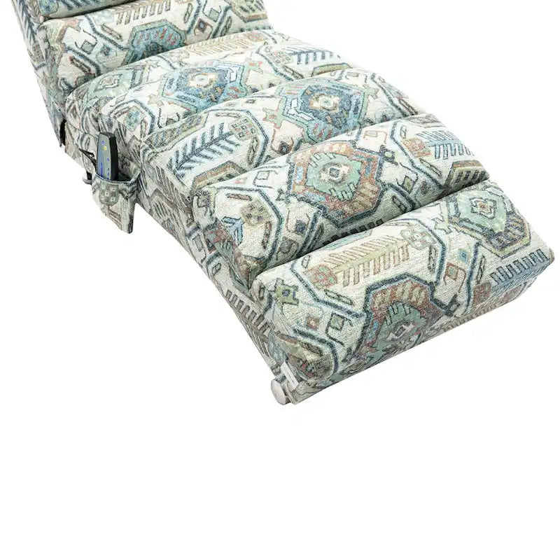 Chaise longue d'intérieur avec dossier inclinable