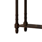 Console rustique avec tiroirs et étagère inférieure