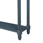 Console rustique avec tiroirs et étagère inférieure