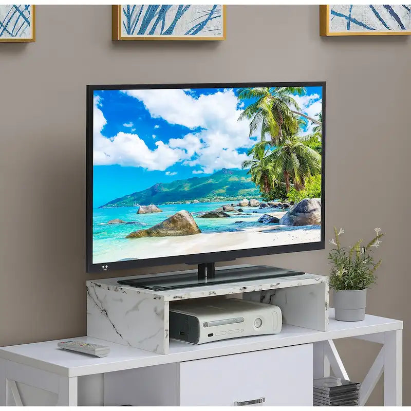 Rehausseur de moniteur pour petits téléviseurs jusqu'à 26 pouces