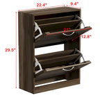 Meuble à chaussures 2 niveaux avec banc