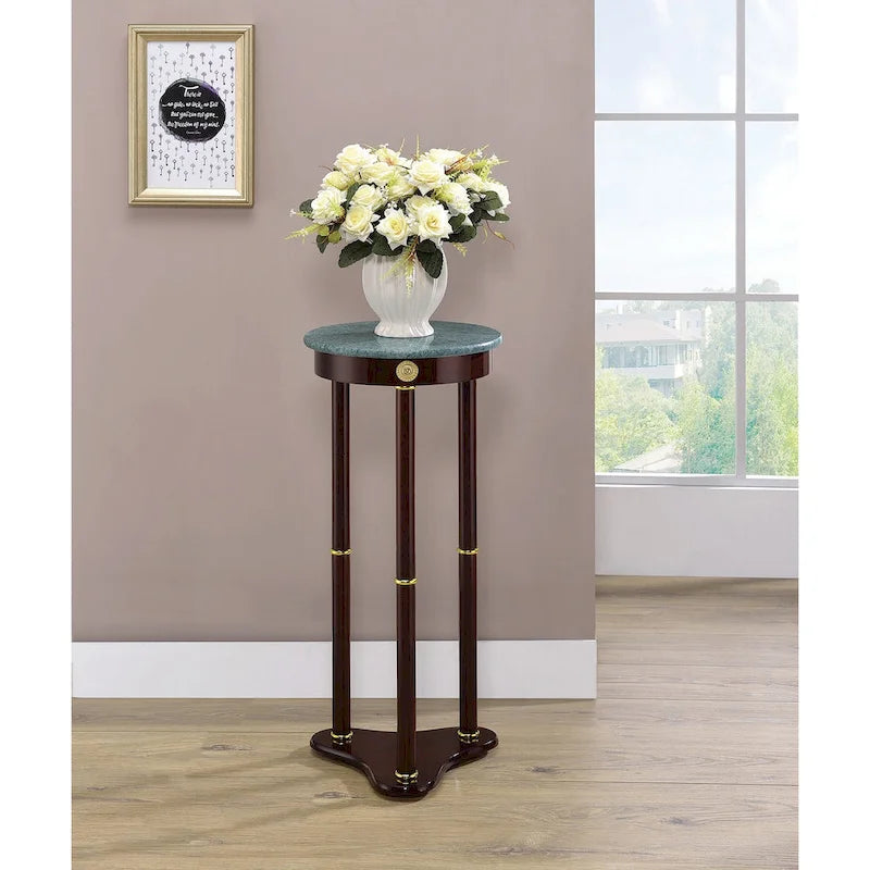 Table d'appoint ronde à plateau en marbre