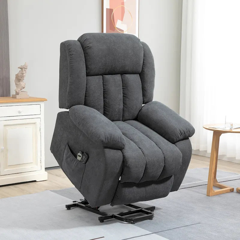Fauteuil inclinable releveur avec massage pour personnes âgées