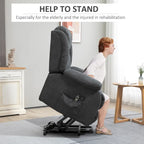 Fauteuil inclinable releveur avec massage pour personnes âgées