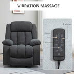 Fauteuil inclinable releveur avec massage pour personnes âgées
