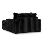 Chaise longue surdimensionnée et rembourrée avec porte-gobelets et recharge USB