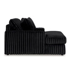 Chaise longue surdimensionnée et rembourrée avec porte-gobelets et recharge USB
