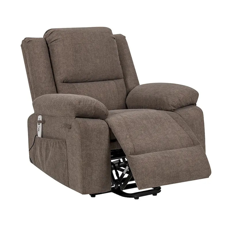 Fauteuil inclinable releveur avec massage et chauffage lombaire
