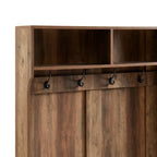 Arbre d'entrée de 103,1 cm de large avec banc et rangement à chaussures