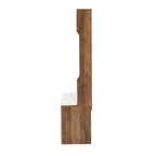 Arbre d'entrée de 103,1 cm de large avec banc et rangement à chaussures
