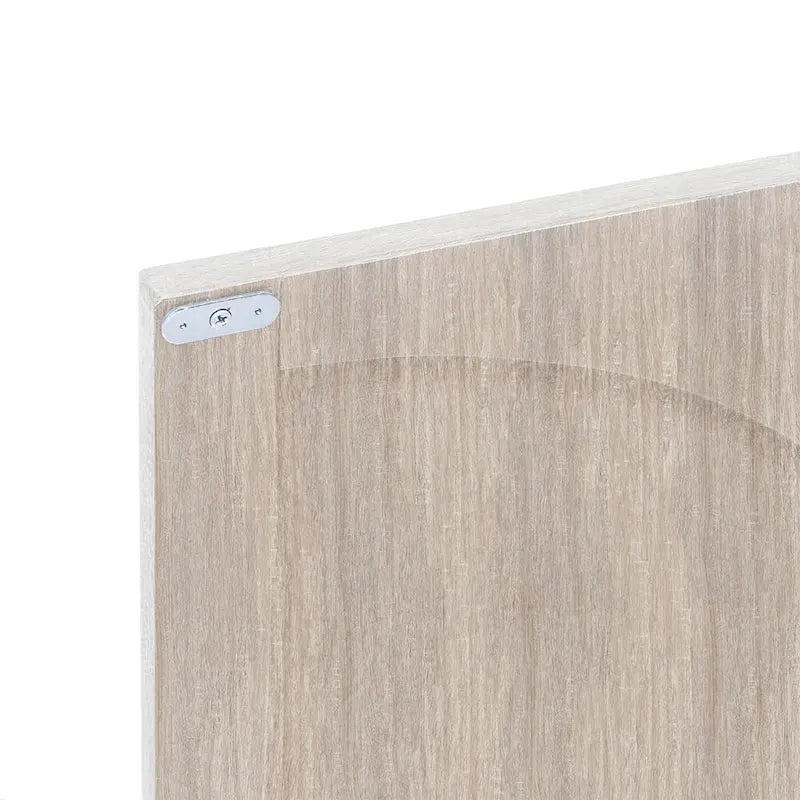 Meuble de rangement bas avec portes en rotin – 75 cm (L) x 40 cm (l) x 80 cm (H)
