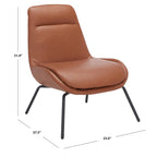 Fauteuil d'appoint du milieu du siècle - 61 cm (L) x 71 cm (P) x 81 cm (H)