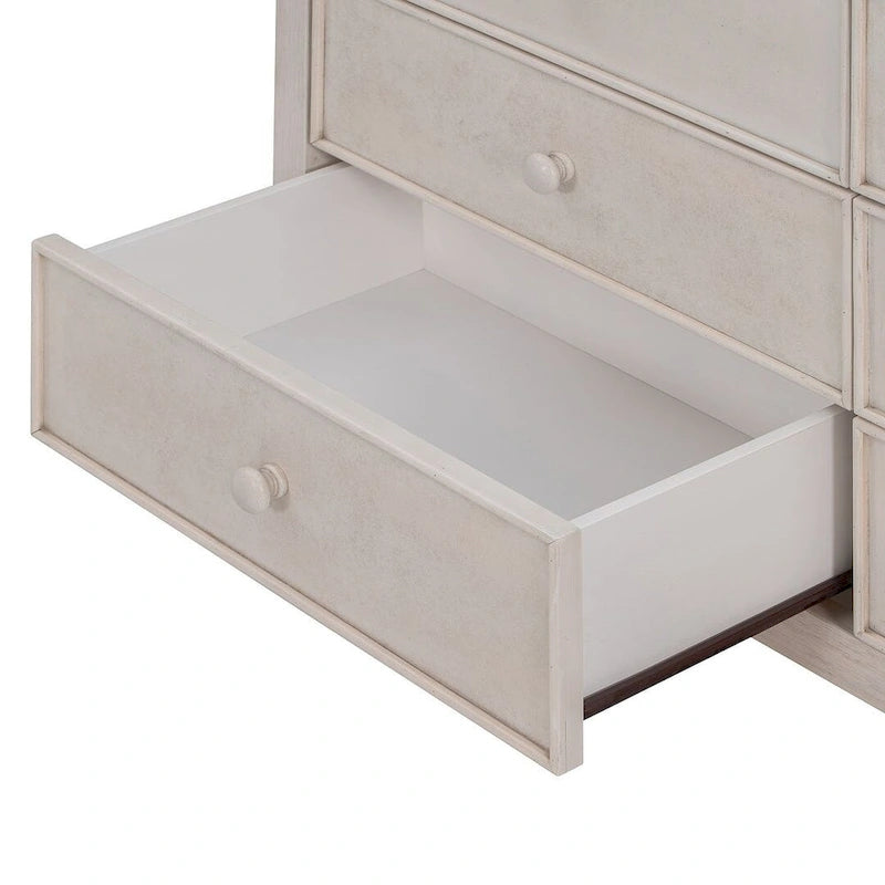 Commode en bois à 6 tiroirs avec rangement