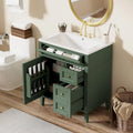 Meuble-lavabo de salle de bain de 30 pouces avec lavabo et armoire de rangement