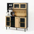 Meuble de rangement de cuisine avec casier à vin