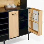 Meuble de rangement de cuisine avec casier à vin