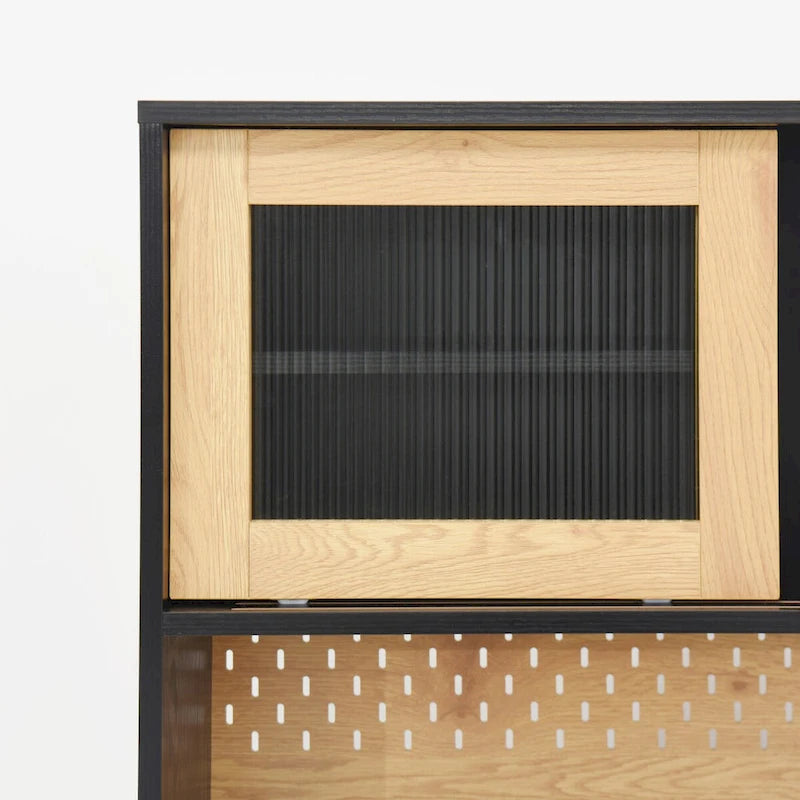 Meuble de rangement de cuisine avec casier à vin